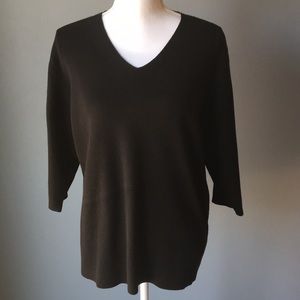 DressBarn Woman V-Neck Knit Sweater 22/24